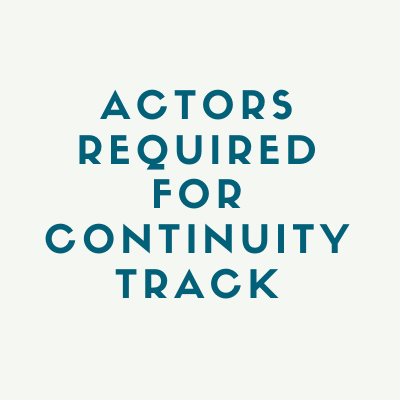 kids audition for TV serial continuity track