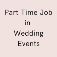 part time job in Wedding Events
