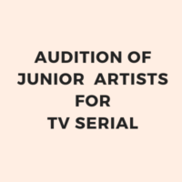 Audition of junior artists for tv serial