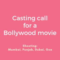 Casting call for a Bollywood movie