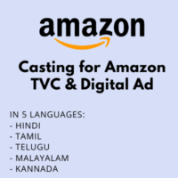 Casting for Amazon TVC & Digital Ad