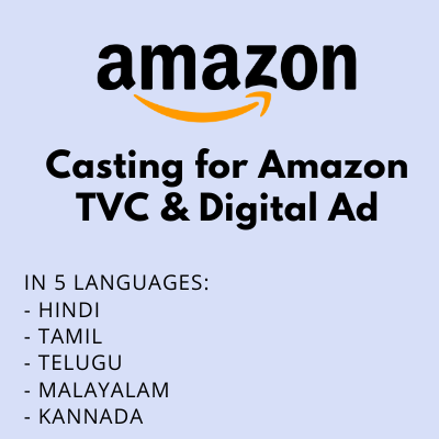 Casting for Amazon TVC & Digital Ad