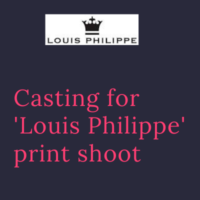 Casting for 'Louis Philippe' print shoot