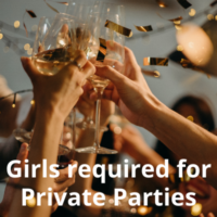 Girls required for private parties