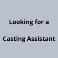 Looking for a Casting assistant