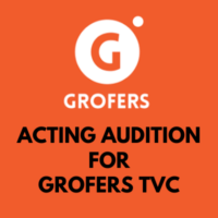 acting audition for grofers tvc