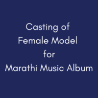 casting of female model for Marathi music album