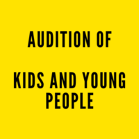 audition of kids and young people for new show
