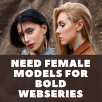 female models audition for bold web series
