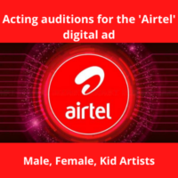 Acting auditions for the 'Airtel' digital ad