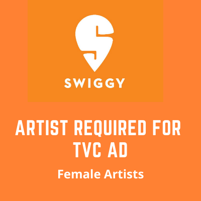 Artist required for TVC ad for 'Swiggy' from Aura Modeling