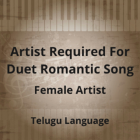 Artists required for duet romantic song