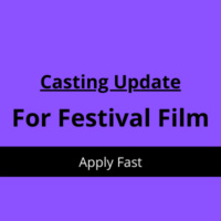 Artists required for the festival film
