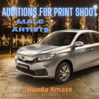 Auditions for 'Honda Amaze' print shoot