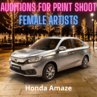 Auditions for 'Honda Amaze' print shoot from BSH Casting Agency Mumbai