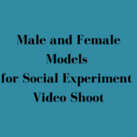 Auditions for a social experiment video shoot