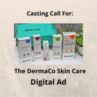 Casting for 'The DermaCo' skincare ad from BSH Casting Agency Mumbai
