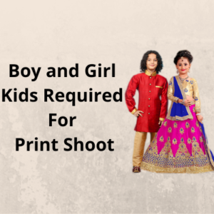 Kids required for kidswear print ad shoot