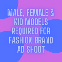 Models casting call for fashion brand ad from Parshv Mediaa