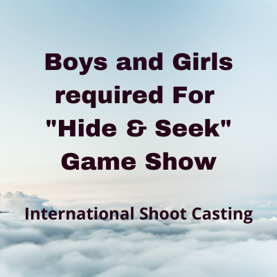 Artists required for 'Hide & Seek' game show