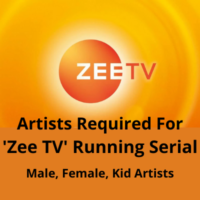 Artists required for 'Zee TV' running serial