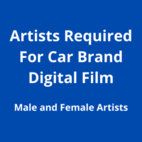 Artists required for car brand digital film