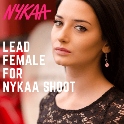 Casting Call for NYKAA Digital ad shoot: Lead female model shoot