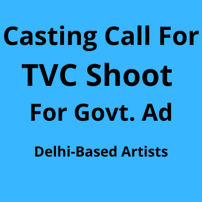 Casting call for TVC shoot for Govt. ad from Yash Casting