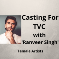 Casting for the TVC with 'Ranveer Singh'