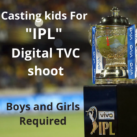 Casting kids for the IPL Digital TVC shoot