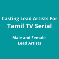 Casting lead artists for Tamil TV serial