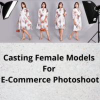 Casting models for e-commerce photoshoot from Swarajya Casting Agency
