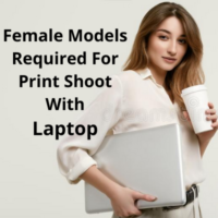 Casting models for the 'Laptop' print shoot from Creative Casting Group