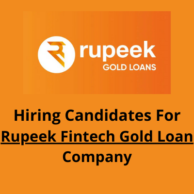 Hiring for 'Rupeek Fintech' company