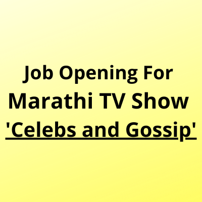 Job opening for TV show 'Celebs and Gossip'