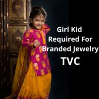 Kid artist for branded jewelry TVC shoot