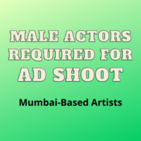 Male actors required for an ad shoot