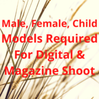 Models required for digital & magazine Shoot