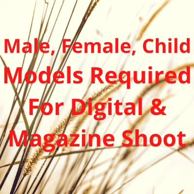 Models required for digital & magazine Shoot