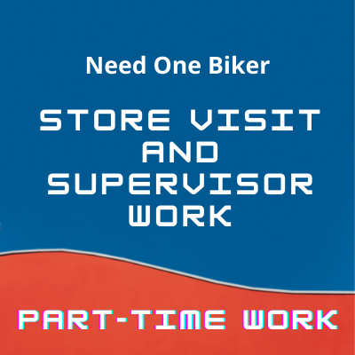 Store visit & Supervisor work Biker required