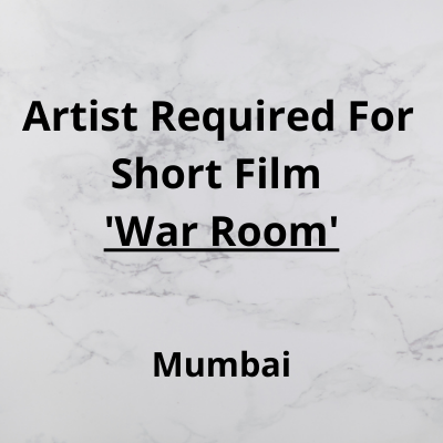 Artist required for short film 'War Room'