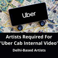 Artists required for 'Uber Cab Internal Video'