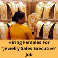 Hiring for 'Jewelry Sales Executive' job