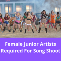 Junior artists required for song shoot