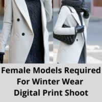 Models required for the digital print shoot