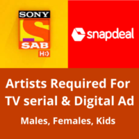 Artists required for TV serial and digital ad