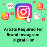 Artists required for brand Instagram digital
