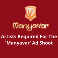 Artists required for the 'Manyavar' ad shoot