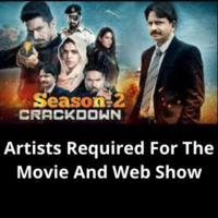Artists required for the movie and web show