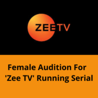 Audition for the 'Zee TV' running serial
